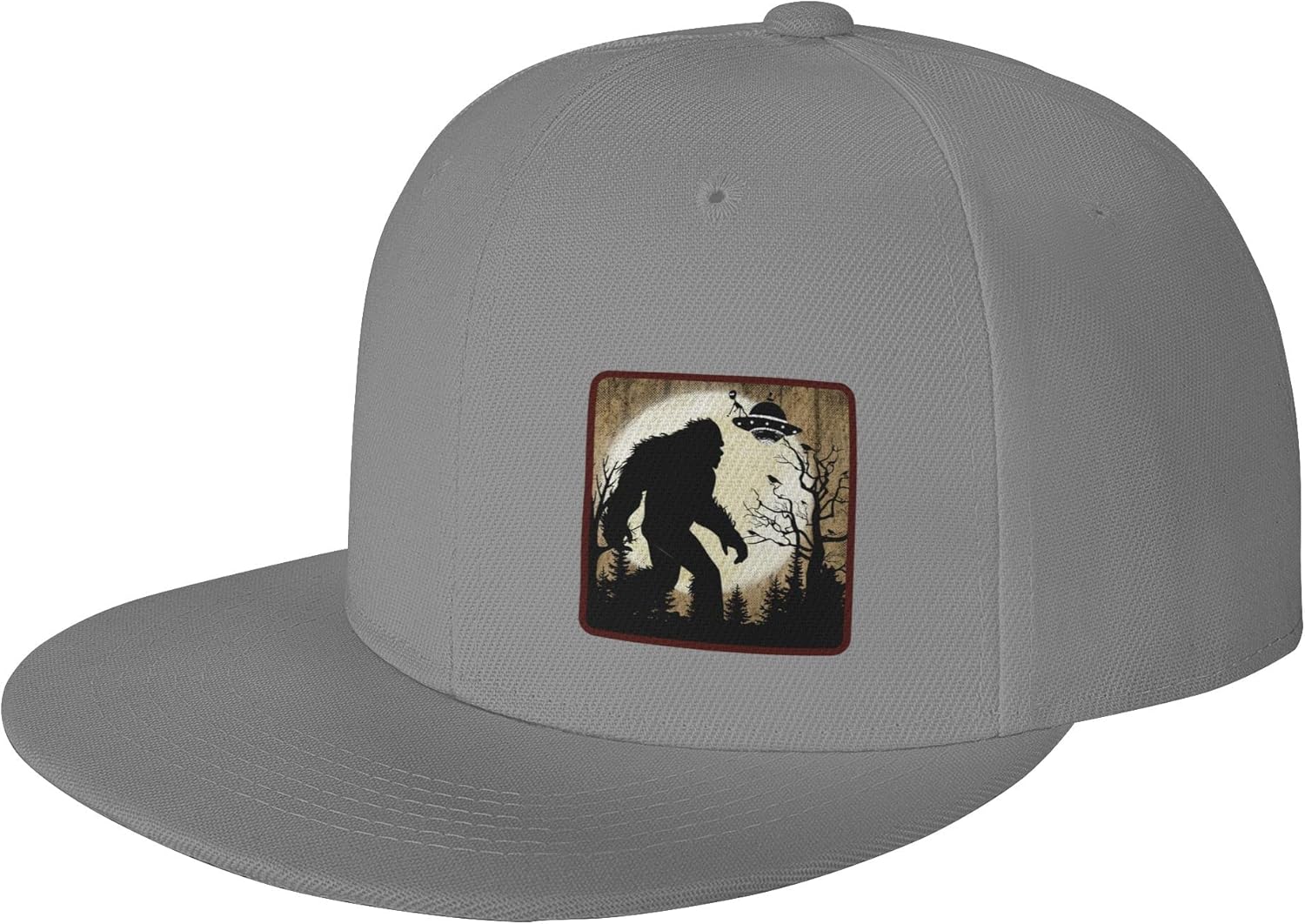 Bigfoot Sasquatch UFO Hat: Unique Dad Cap for Fun!