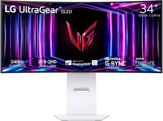 LG 34-inch Ultragear 240Hz OLED Gaming Monitor