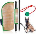 Dog Training Set 4-Piece - Sleeve, Tug, Stick & Ball