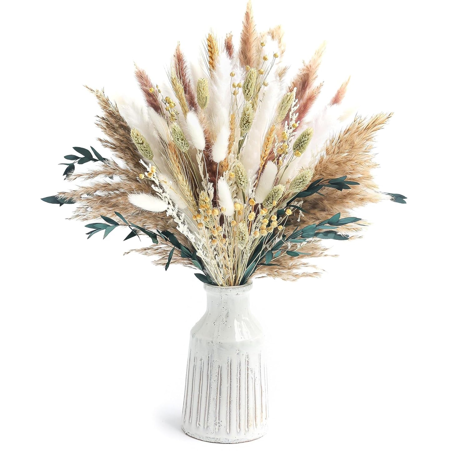 Boho Chic Pampas Grass Bouquet Set