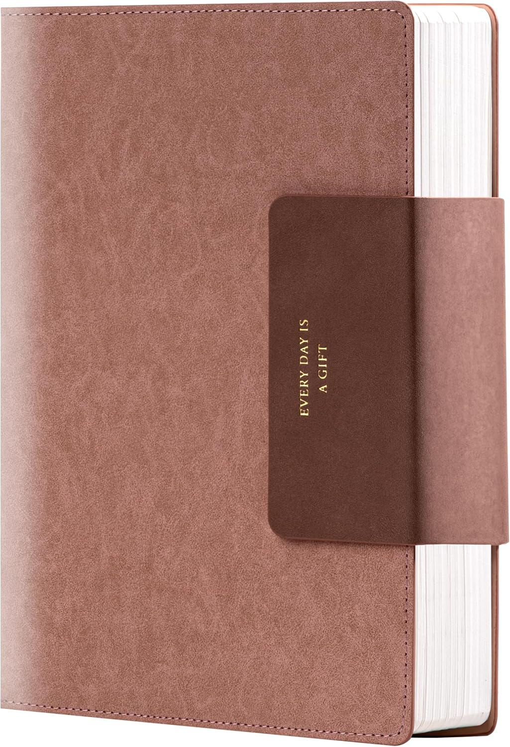 Leather Journal for Men with 320 Pages and Buckle Closure
