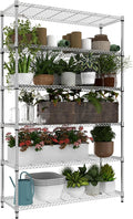 6 Tiers Storage Shelves Load 2100LBS - Heavy Duty Adjustable Garage