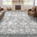 Large Area Rug 10x14 Soft Non Slip Washable Boho Modern Design