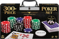 300-Piece Poker Set with Aluminum Carrying Case - Durable, Complete