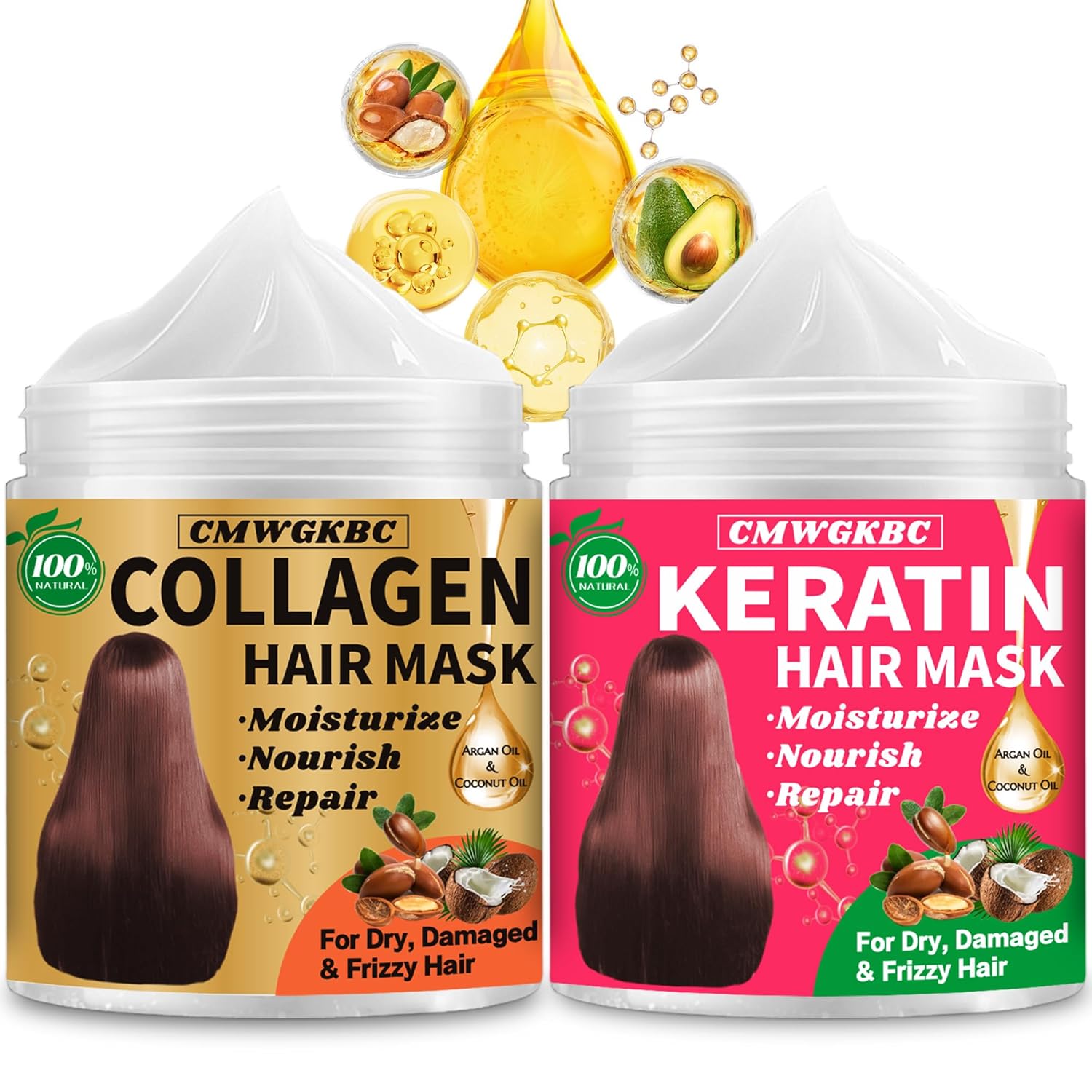 Hydrating Repair Hair Masks Set