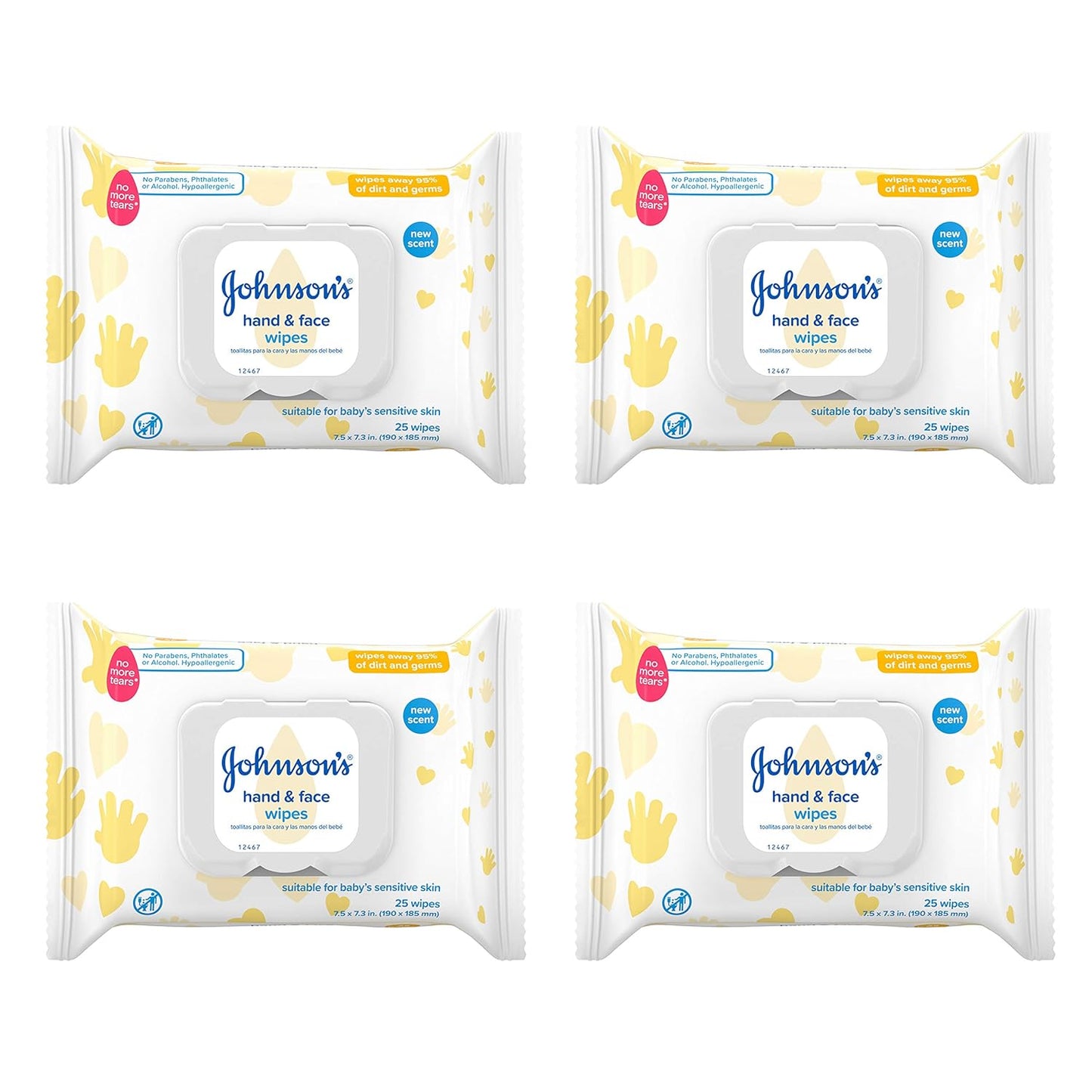 Johnson's Baby Sanitizing Cleansing Wipes, On-The-Go Protection
