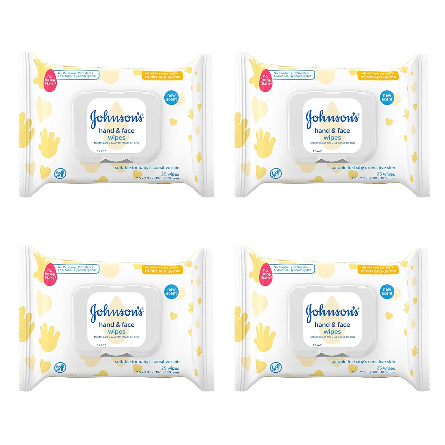 Johnson's Baby Sanitizing Cleansing Wipes, On-The-Go Protection