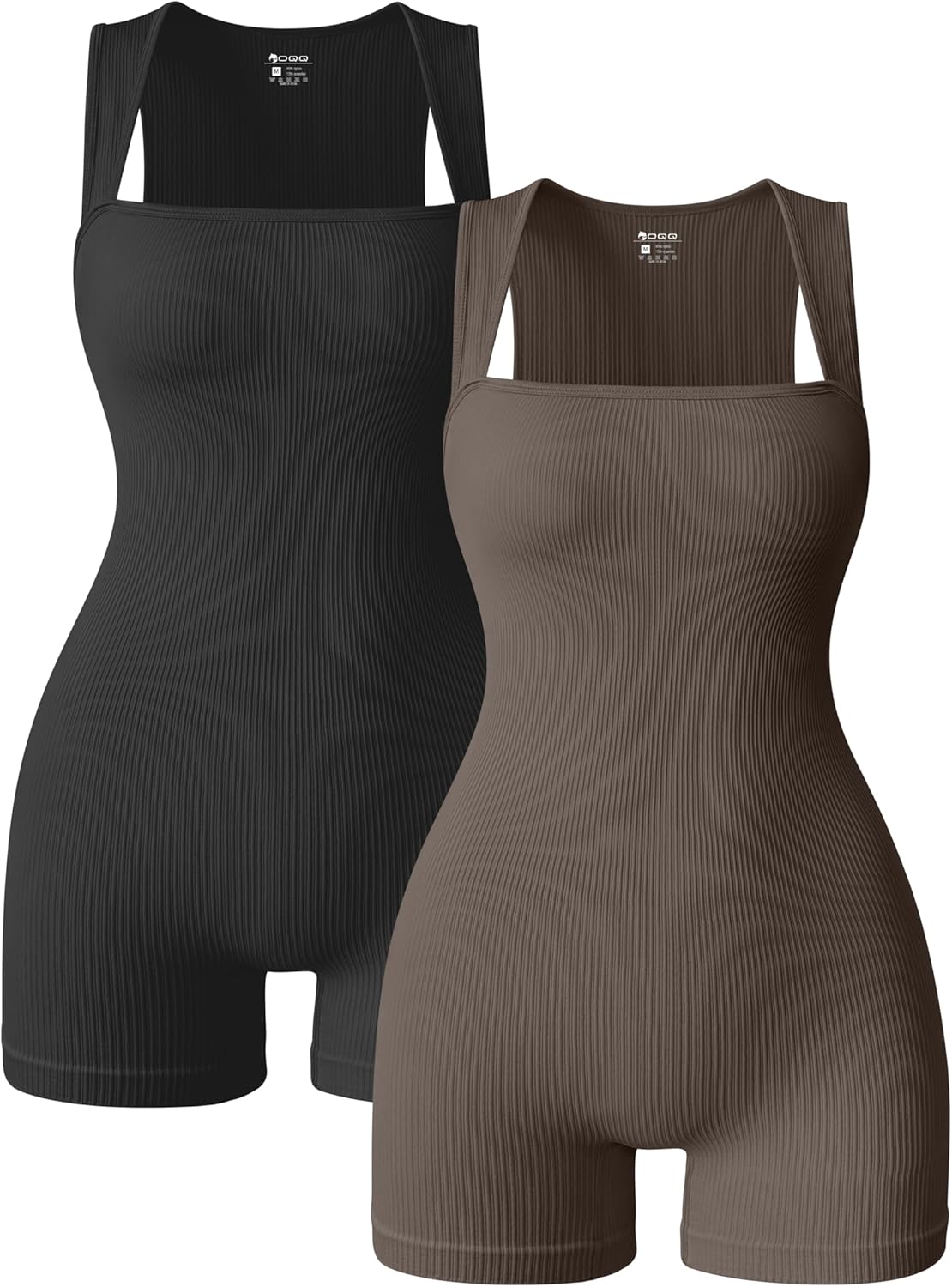 OQQ Women 2 Piece Rompers for Yoga and Summer Activities