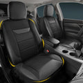 Memory Foam Leather Car Seat Covers - Breathable 4D Mesh Comfort