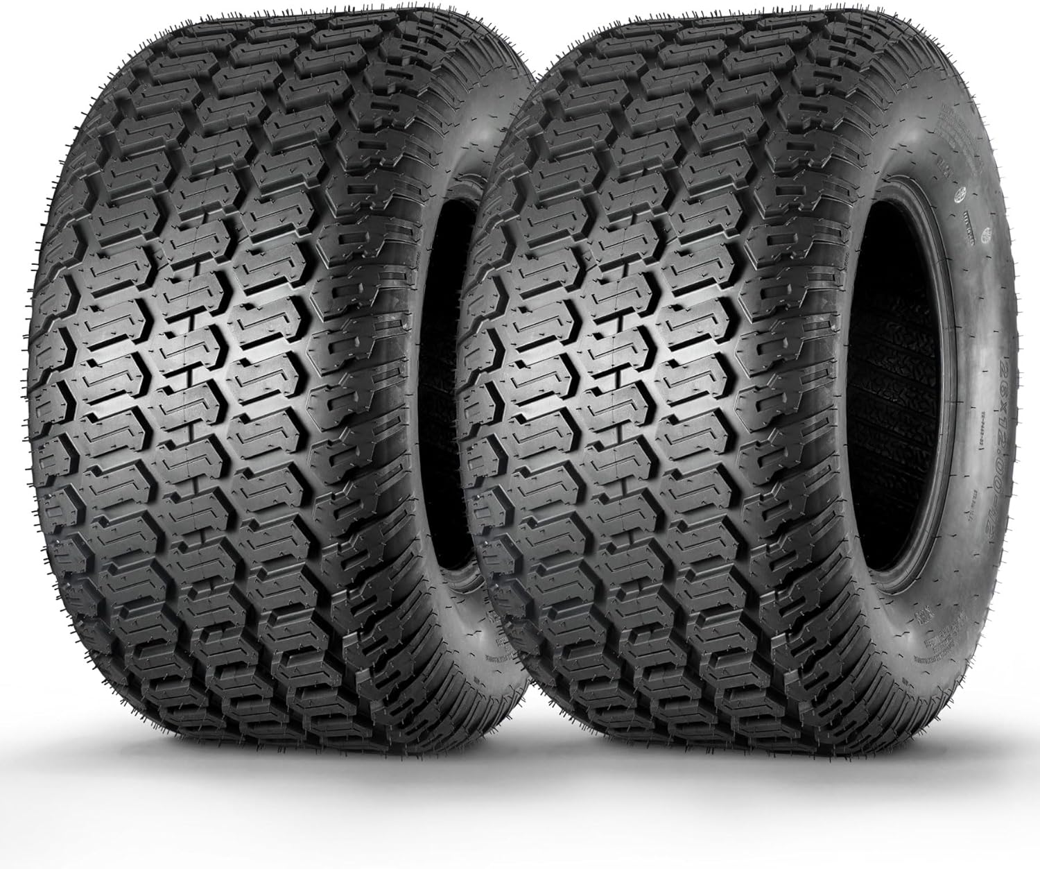 MaxAuto 26x12-12 Turf Tires for Lawn & Garden Mowers, Set of 2