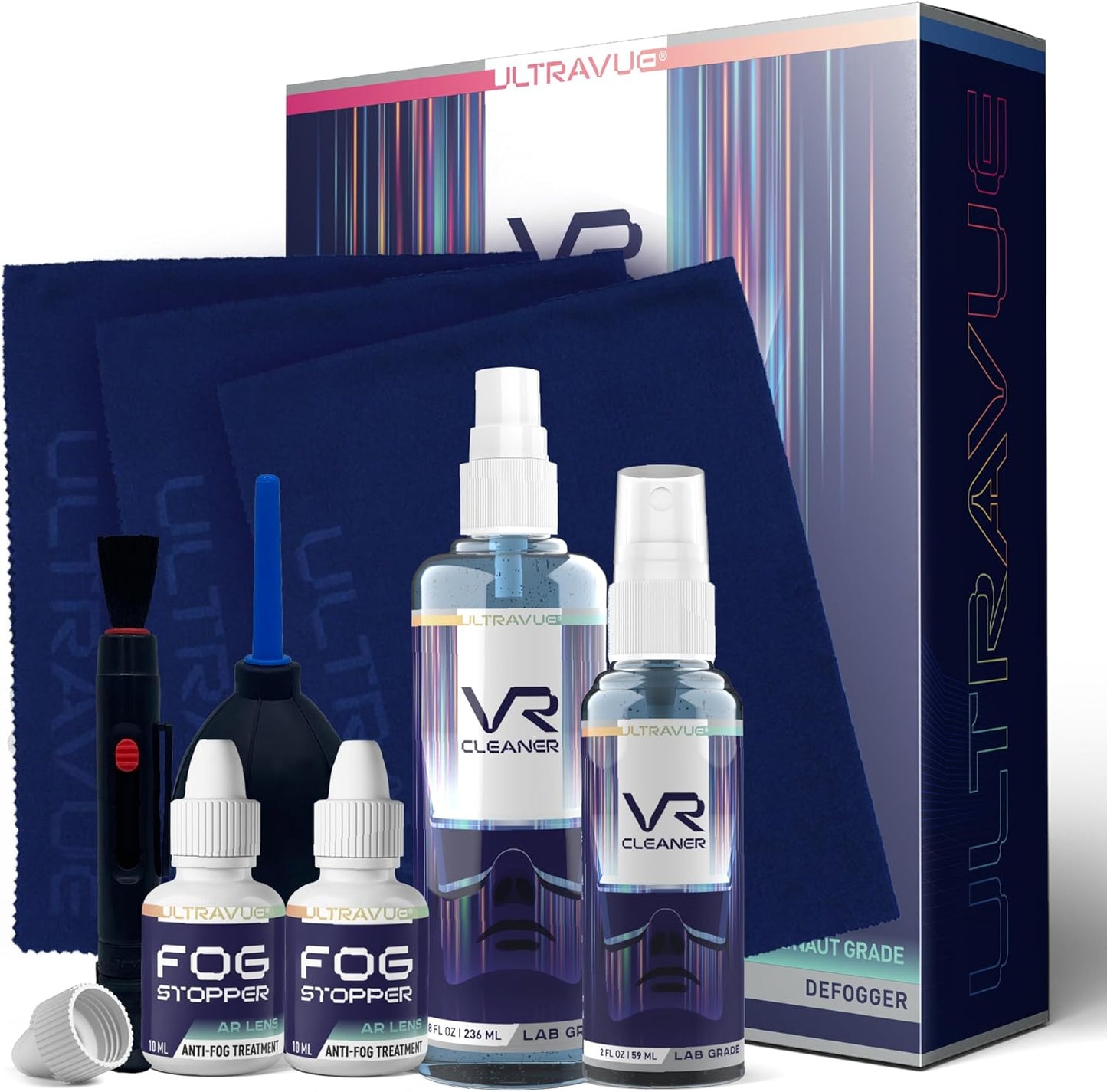 UltraVue VR Cleaning Kit for Clear and Fog-Free Headsets