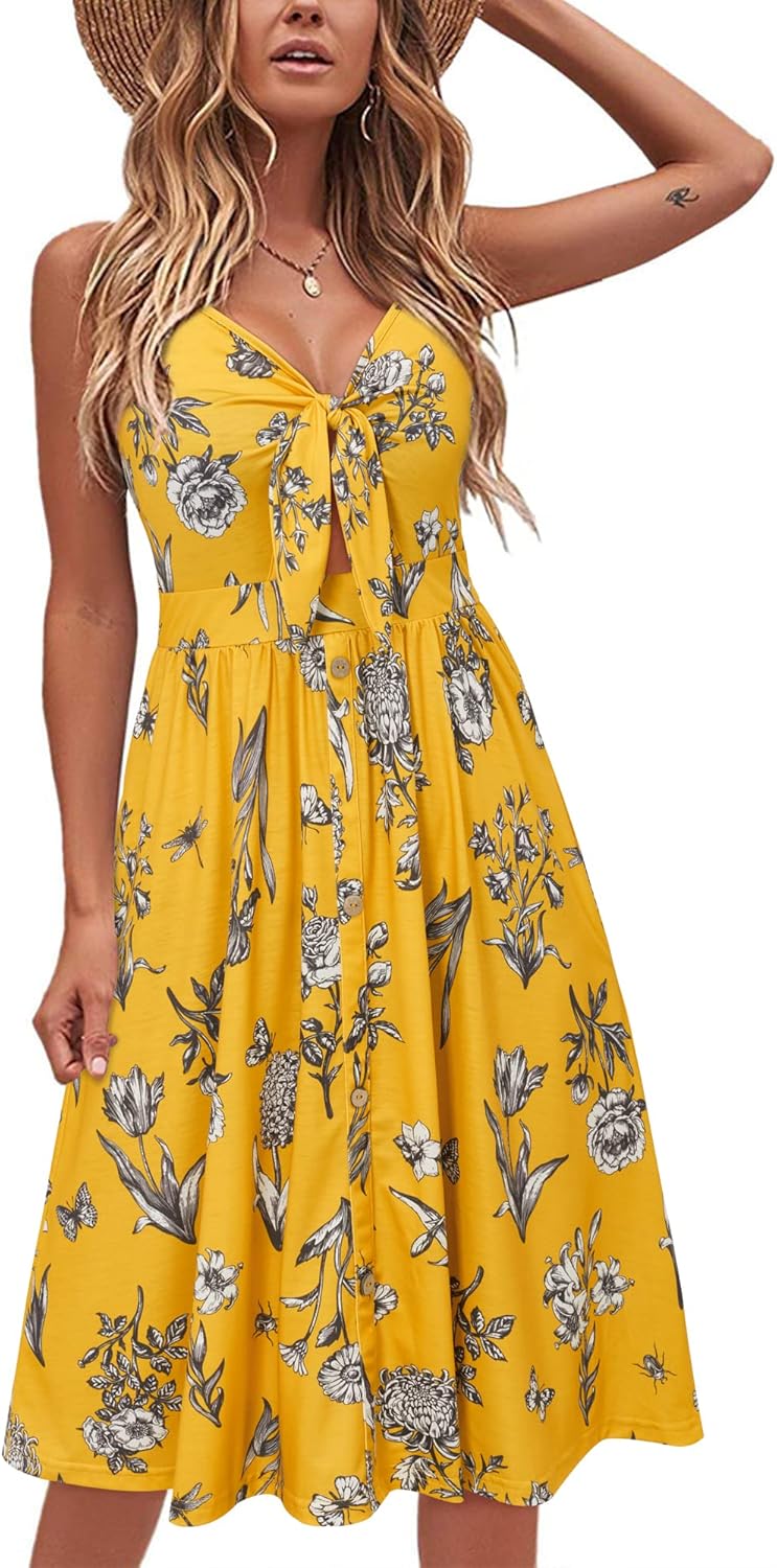 VOTEPRETTY Women's Summer Dresses for Beach and Vacation Fun