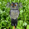 Owl Decoys to Scare Birds & Squirrels Away - 360 Rotating Head