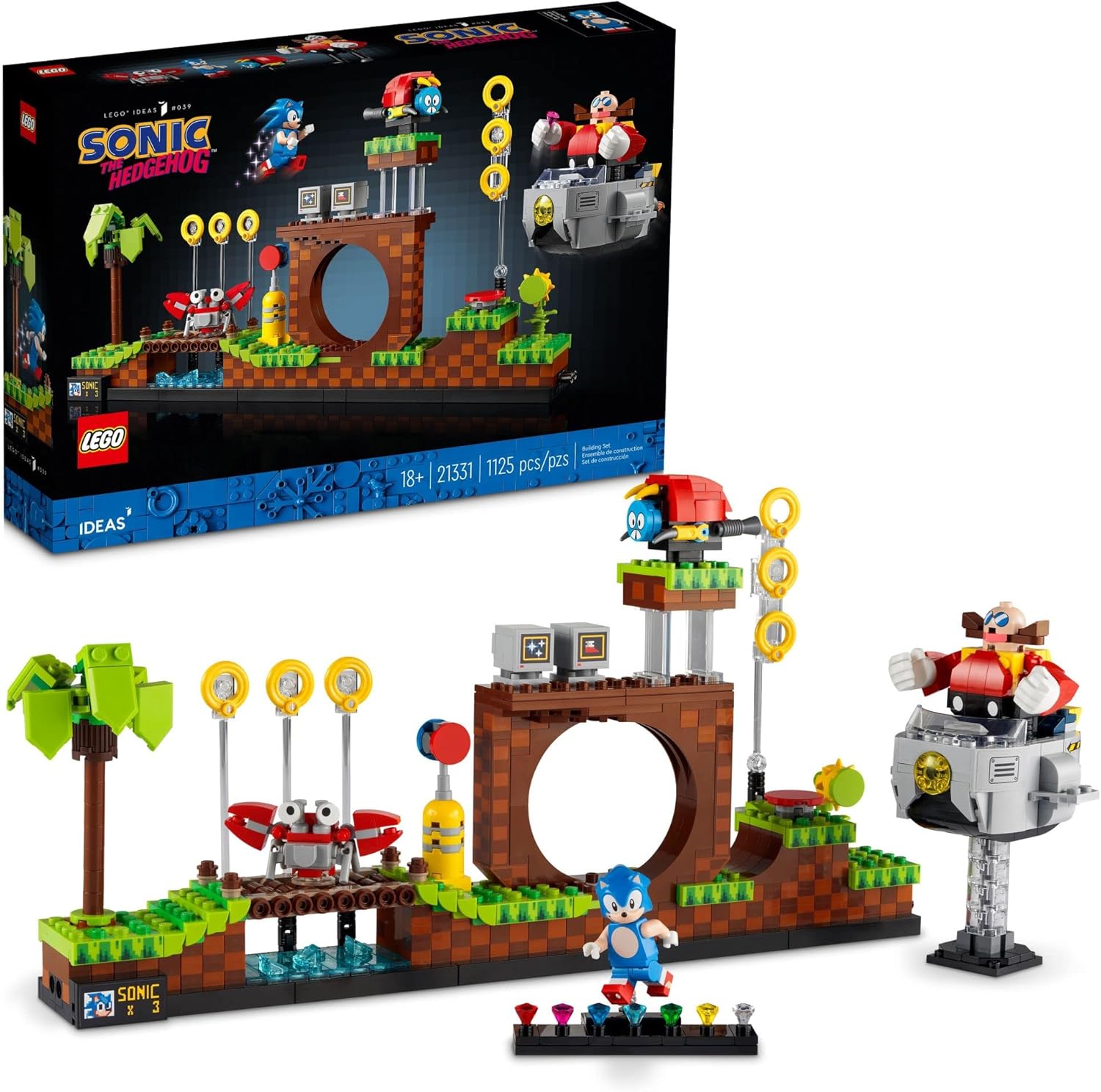 LEGO Ideas Sonic The Hedgehog Green Hill Zone 21331 Set Review