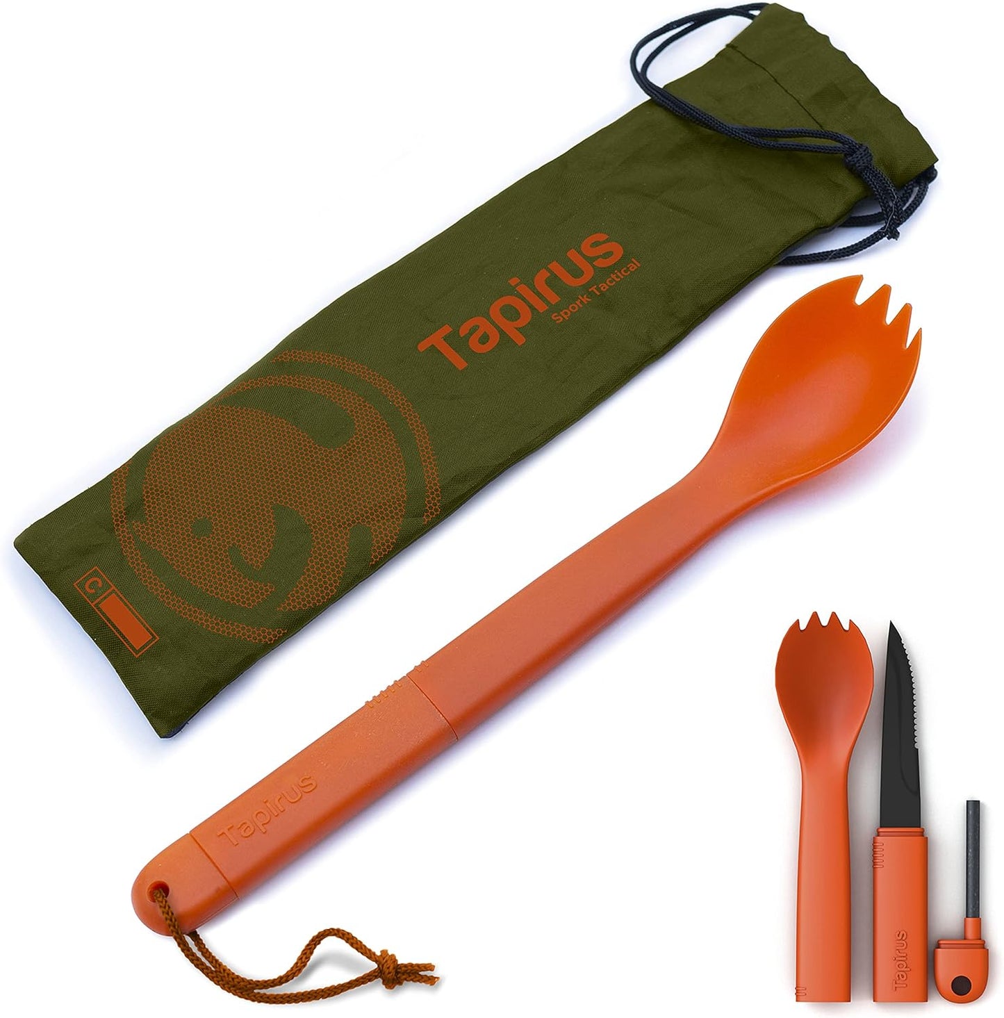 Tapirus 3-in-1 Spork: Tactical Outdoor Essential!