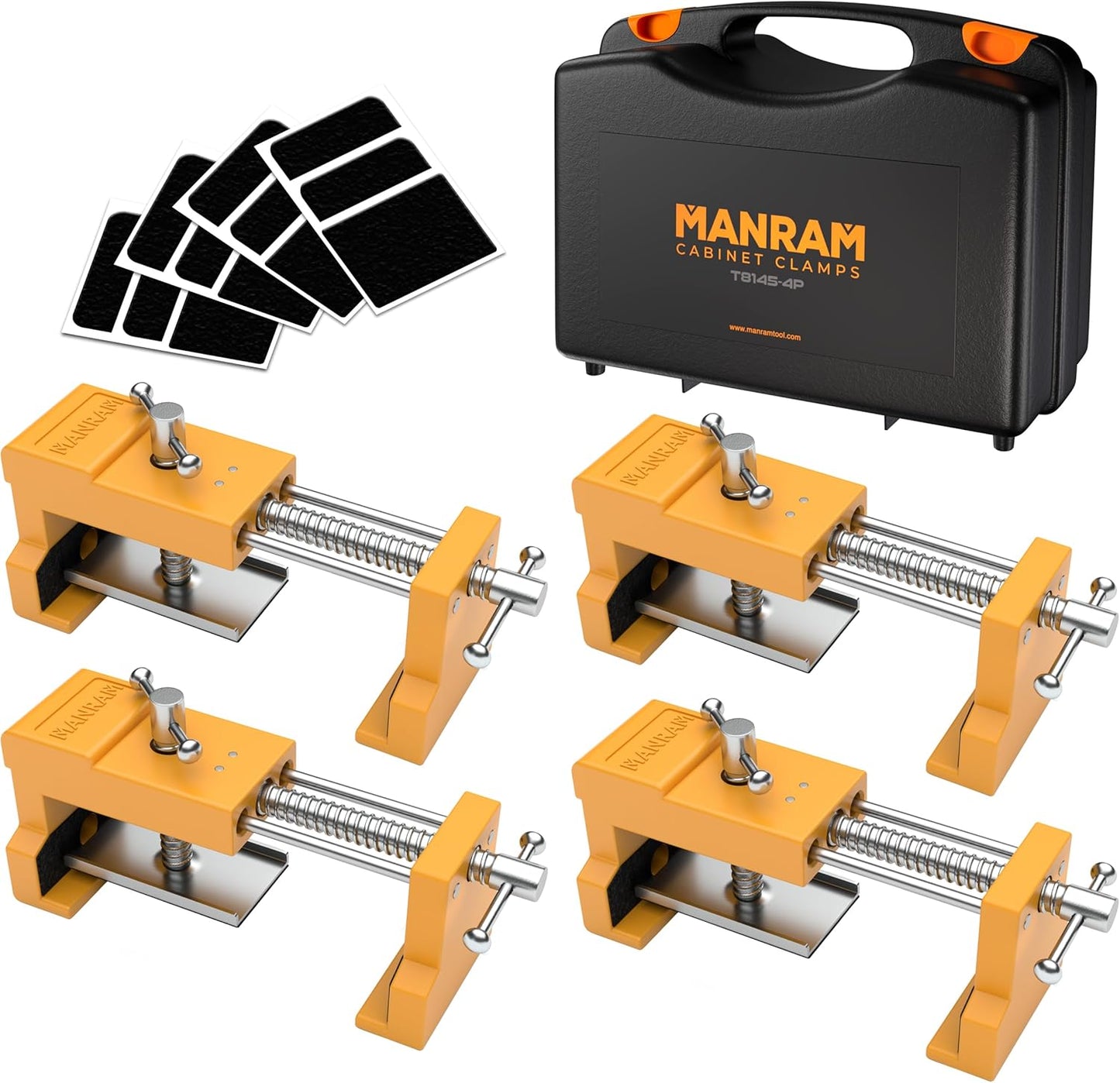 Efficient Cabinet Clamps with Protective Case for Easy Installation