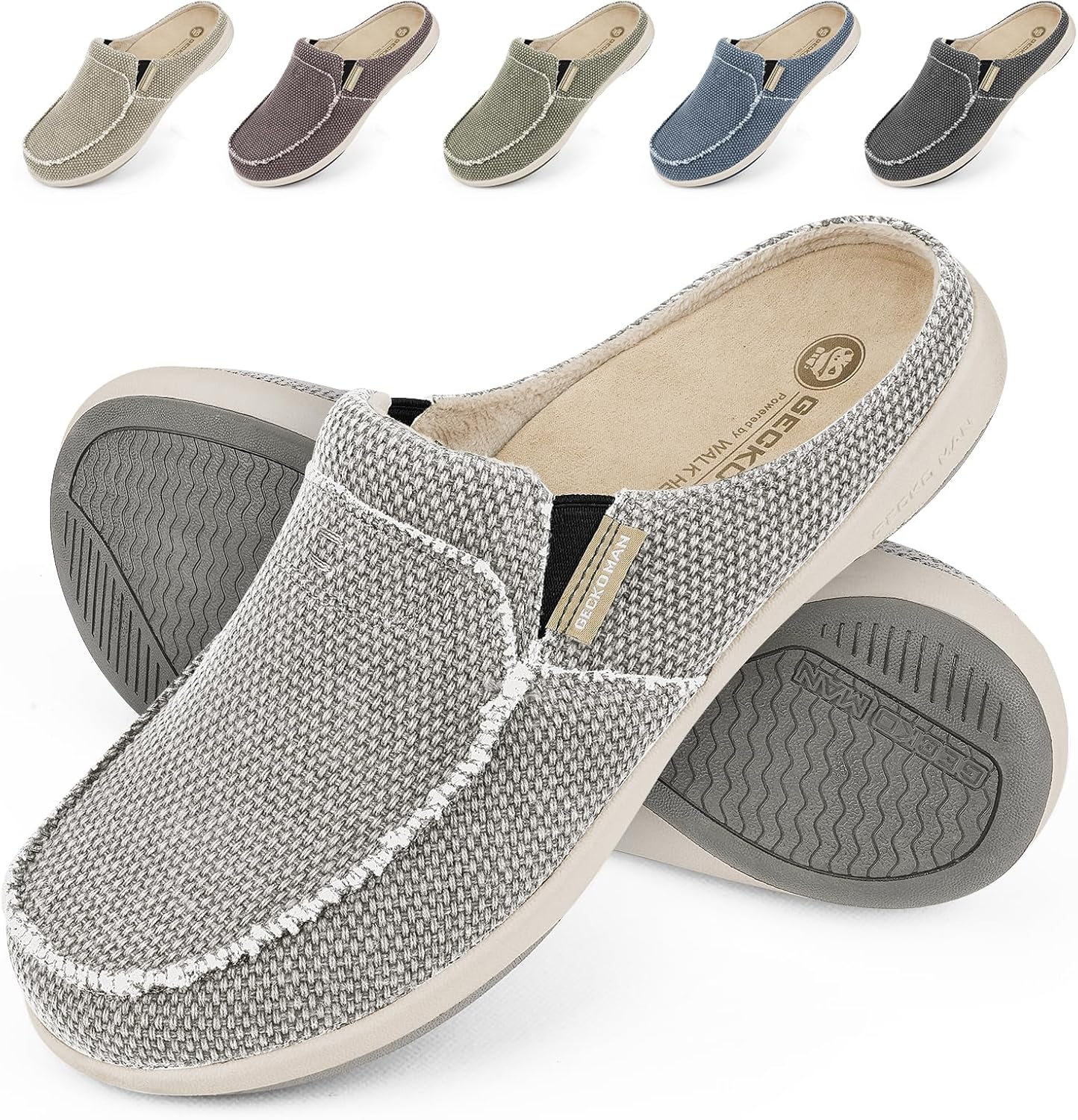 Mens Slippers with Arch Support for Comfort and Style