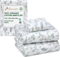 100% Organic Cotton Sheets Twin XL Percale - Deep Pocket 15in
