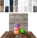 16-Pattern 8PCS 34x22in Food Photography Background Paper - Flat Lay