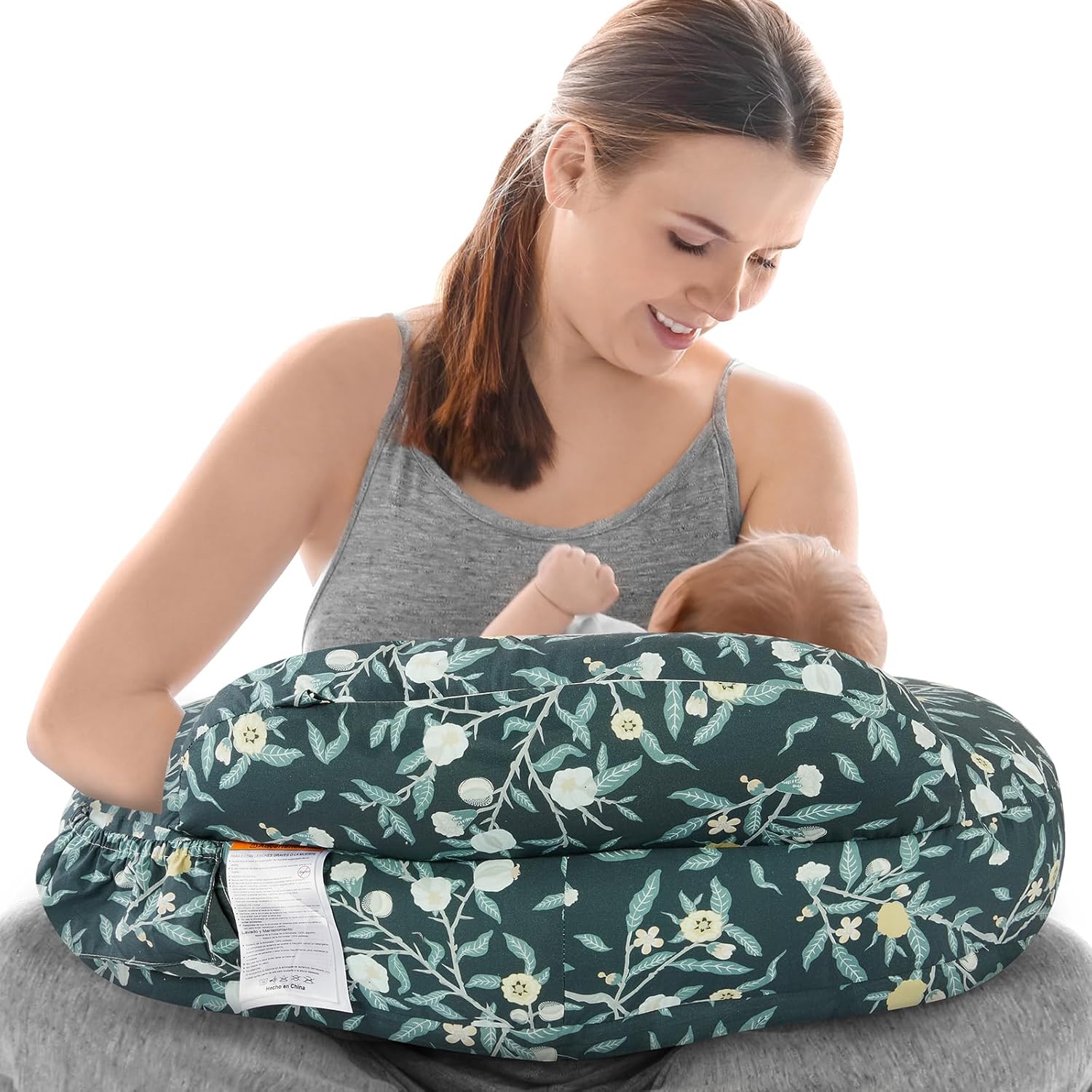 Nursing Pillow for Breastfeeding with Adjustable Waist Strap