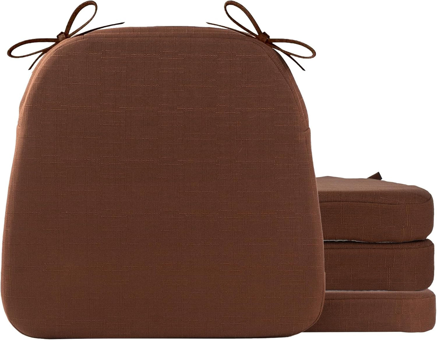 Battilo Chair Cushions for Dining Chairs with Ties, Set of 4