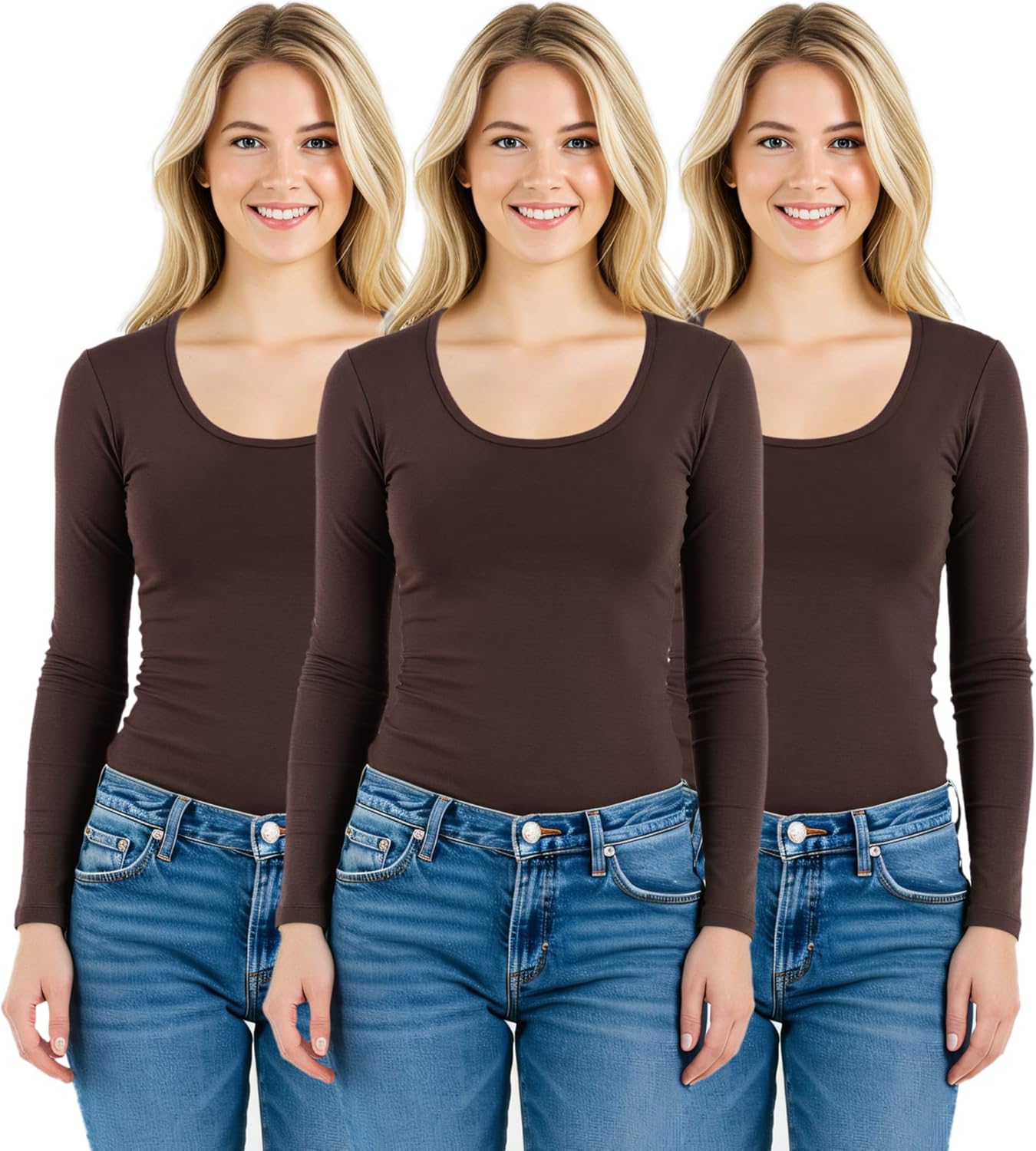 Emmalise Women's Basic Athletic Fit Long Sleeve Tee Review