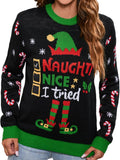 LUBOT Women's Ugly Christmas Sweaters with Fun and Cute Designs
