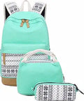 School Backpacks for Teen Girls Lightweight Canvas Backpack Bookbags