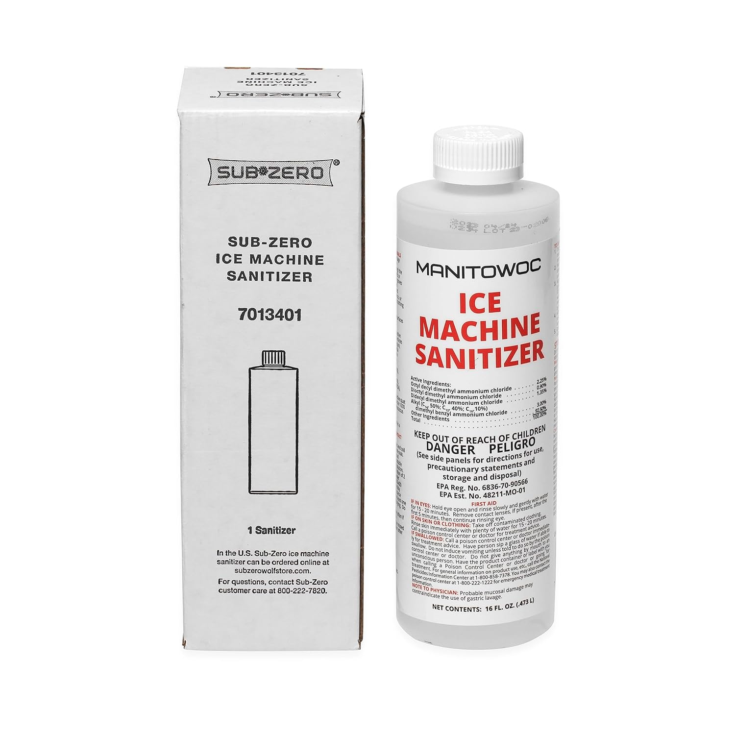 Sub-Zero 7013401 Undercounter Ice Maker Sanitizer for Clean Ice