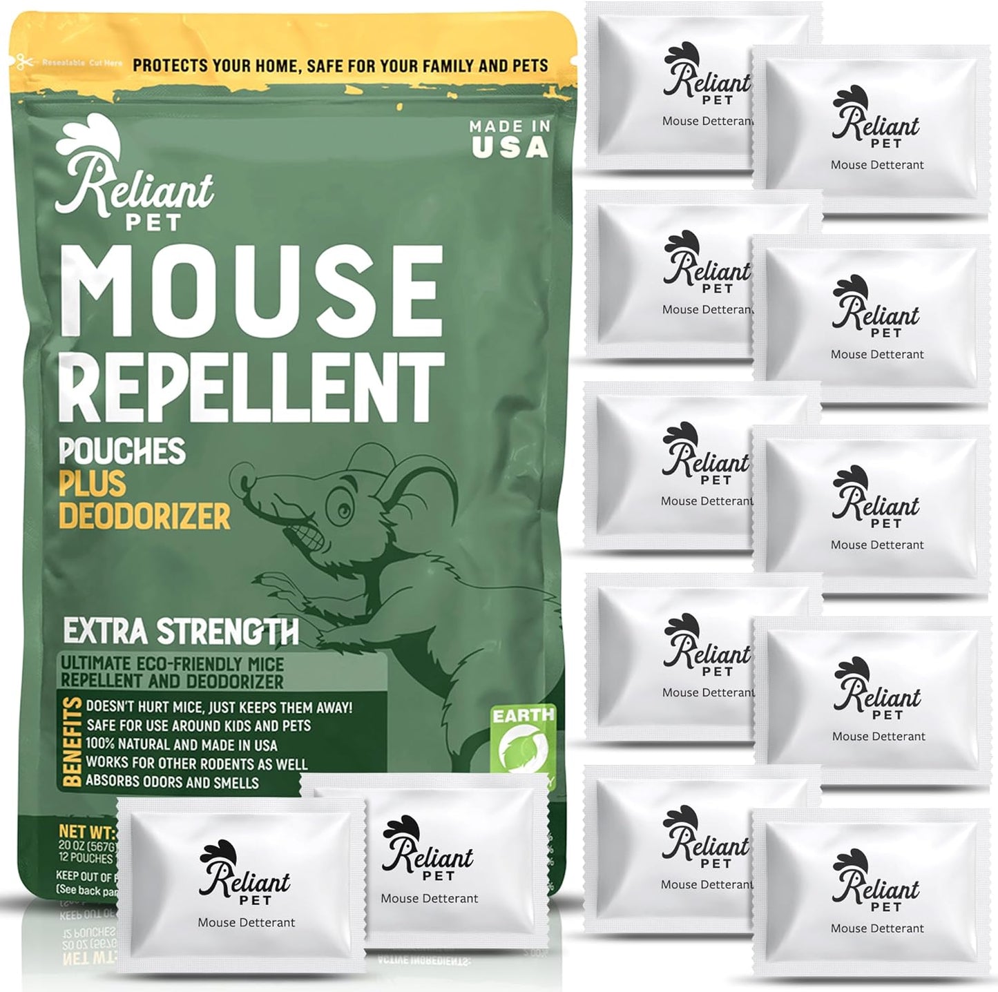 USA Made Rodent Repellent - Keep Rodents Out!