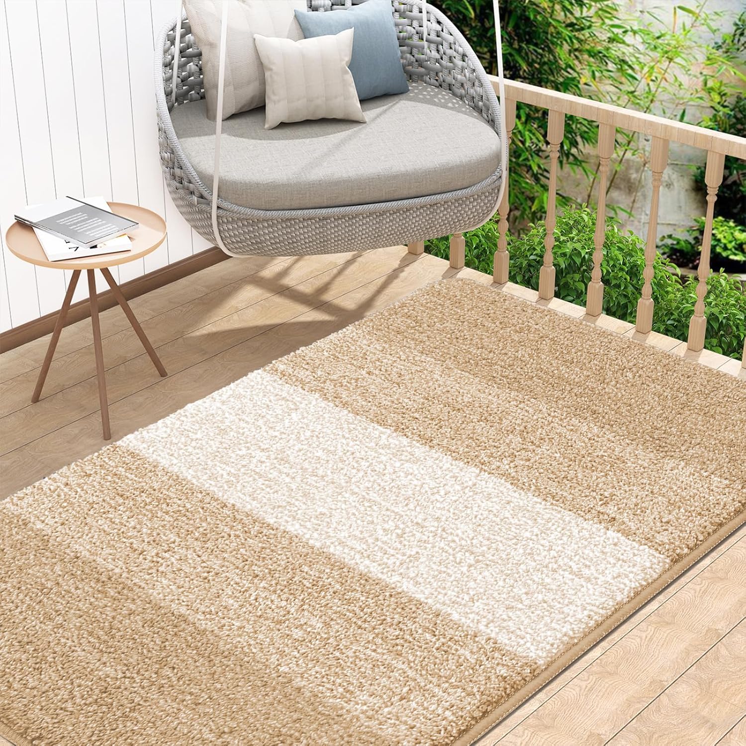 Kitinjoy Indoor Outdoor Door Mat - Non-Slip Absorbent Dirt Trapper