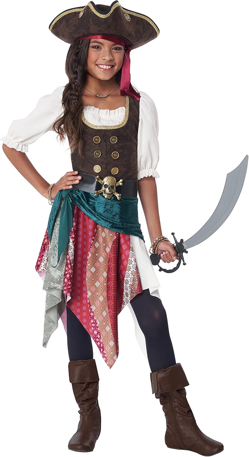 Boho Pirate Costume for Kids - Perfect for Dress Up Fun