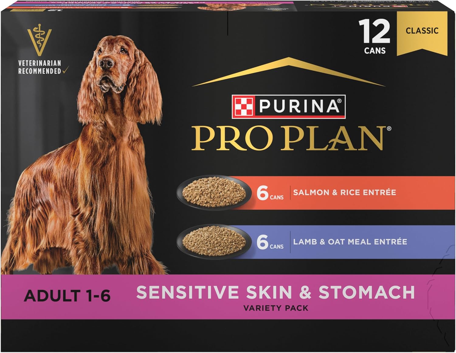 Purina Pro Plan Sensitive Skin and Stomach Wet Dog Food Variety