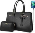 Stylish 14 Inch Laptop Bag for Women with USB Charging Port