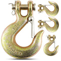 1/2in Heavy Duty Clevis Grab Hook 4Pack - Strong G70 Trailer Hooks