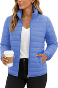 TACVASEN Women's Quilted Packable Puffy Coat - Lightweight Warm Winter