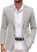 COOFANDY Men's Casual Knit Blazer Two Button Lightweight (Style N843)