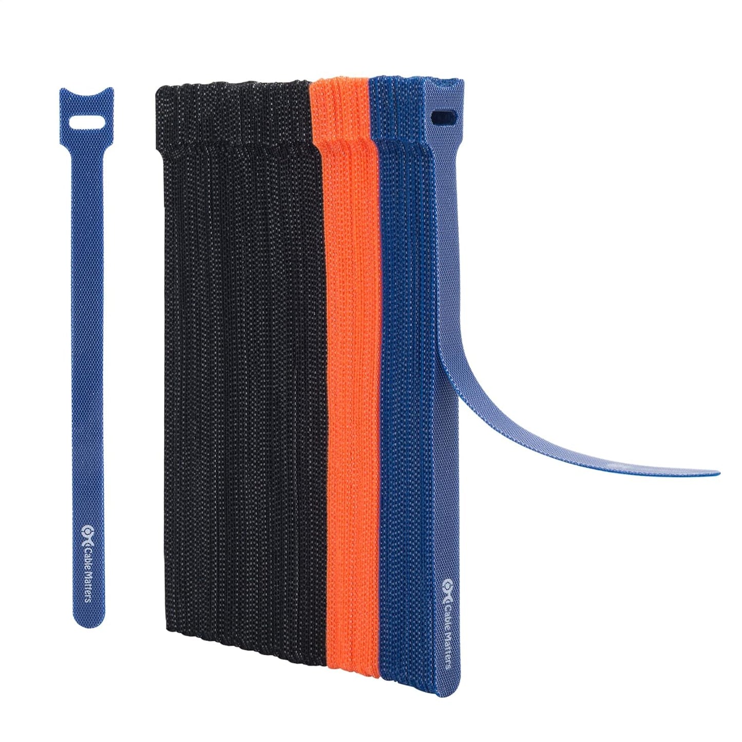 100-Pack Cable Ties - Strong 42 lbs Tensile Strength