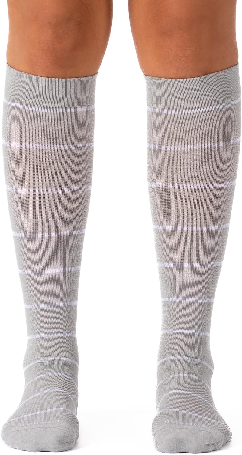 Comrad Nylon Knee High Socks for All-Day Compression Support