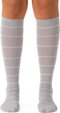 Compression Knee High Socks for Wide Calf - Nylon 15-20 mmHg Support