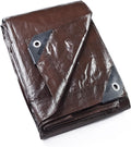 GUARD SHIELD Brown Tarp 20x30 ft Waterproof Tarp - Lightweight 6mil