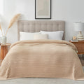 Snuggle Sac Queen Size Blanket for Bed 90x90 in - Luxurious Soft Throw