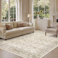 ZUNTKON 5x7 Washable Vintage Area Rug for Living Room