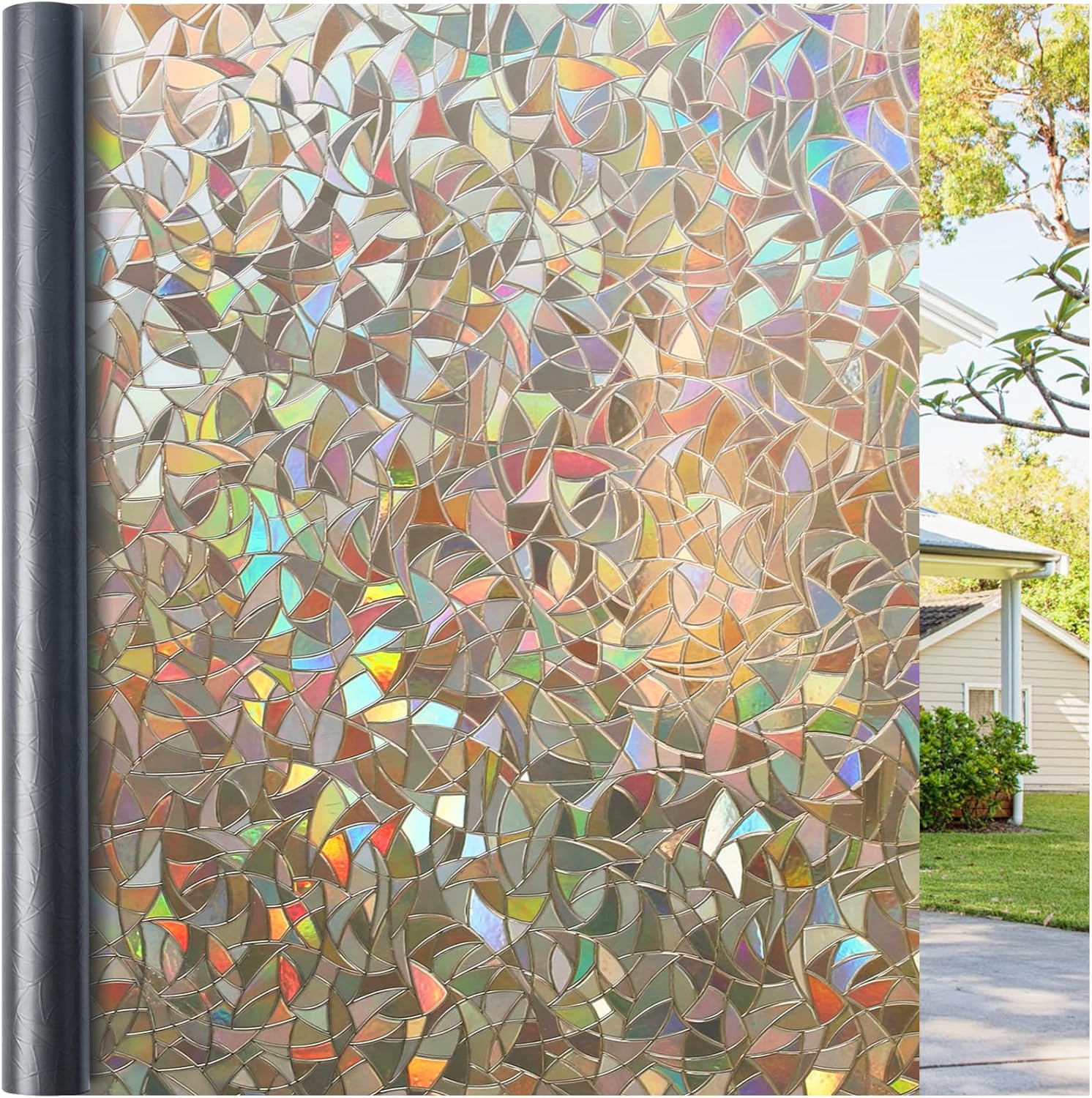 Haton Window Privacy Film for Decorative Sun Blocking Tint