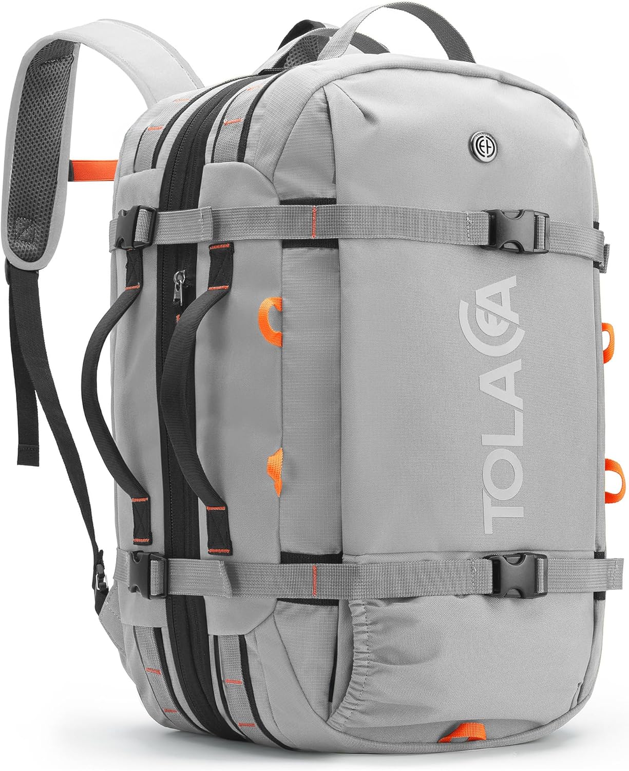 Tolaccea Travel Laptop Backpack: Expandable Carry-On Duffle Bag