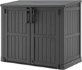 Outdoor Storage Shed 36 Cu. Ft. Resin Horizontal Storage - Extra Large