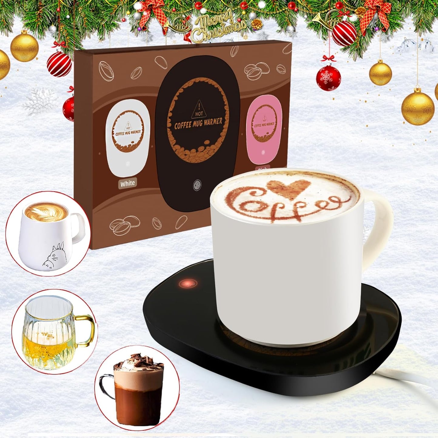 Adjustable Temp Coffee Warmer by WeFrady
