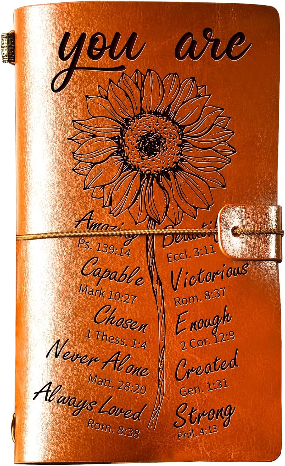 Refillable Christian Journal, Inspirational Religious Gifts