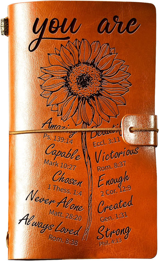 Refillable Christian Journal, Inspirational Religious Gifts