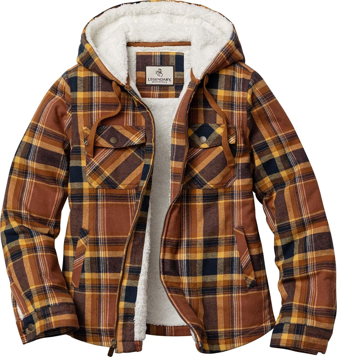 Legendary Whitetails Women's Hooded Shacket for Cozy Comfort